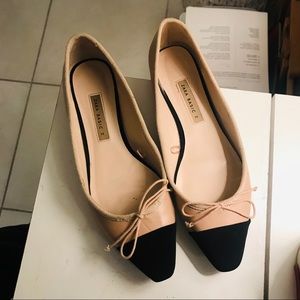 Two-toned Zara Flats